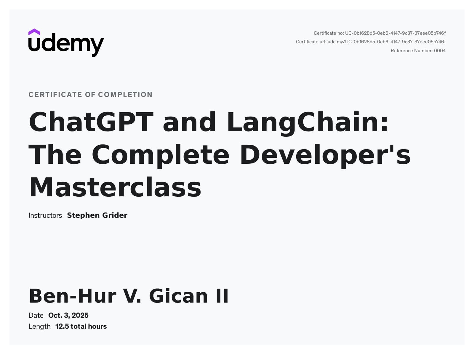 ChatGPT and LangChain: The Complete Developer's Masterclass