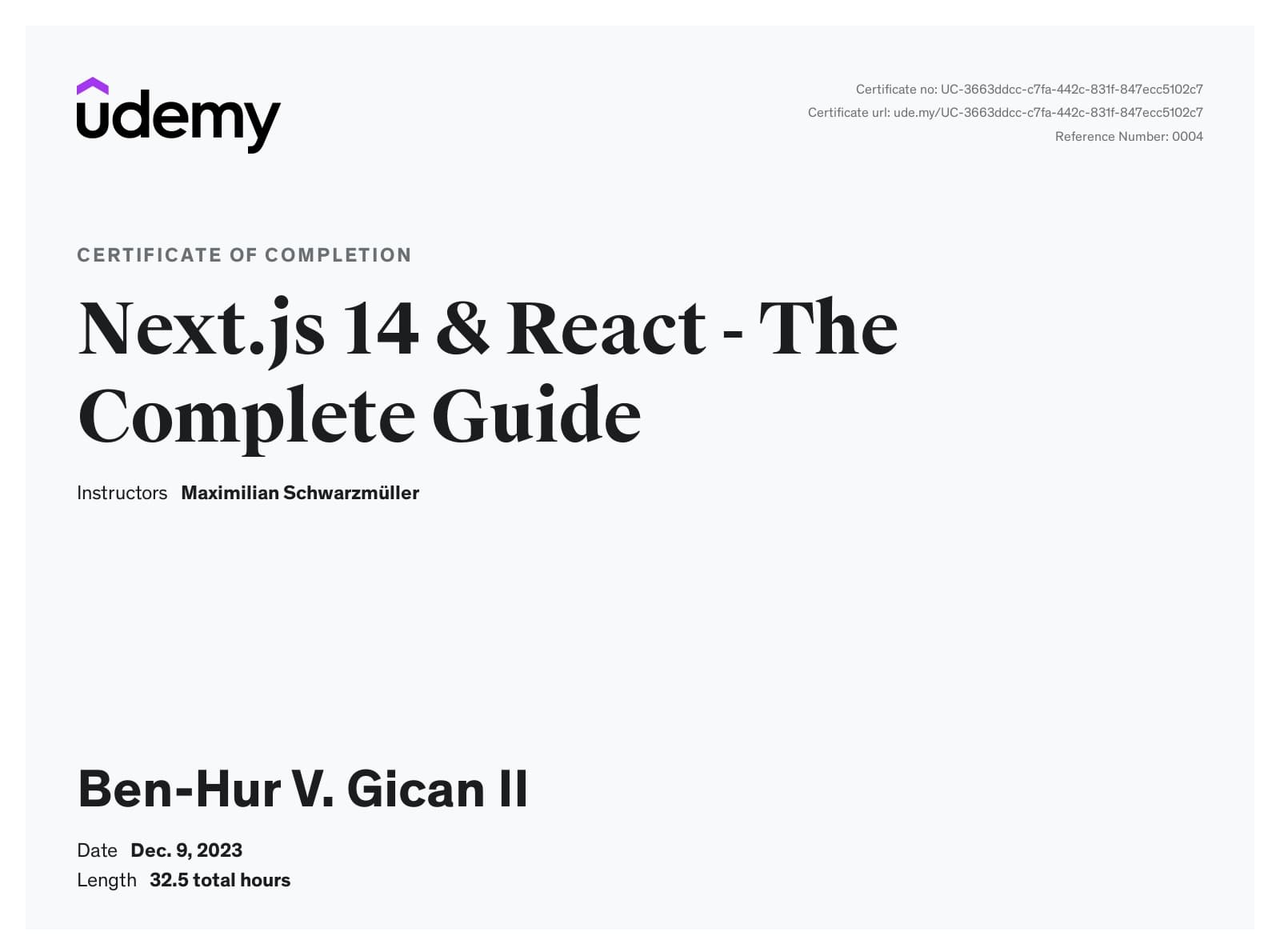 Next.js 14 & React - The Complete Guide