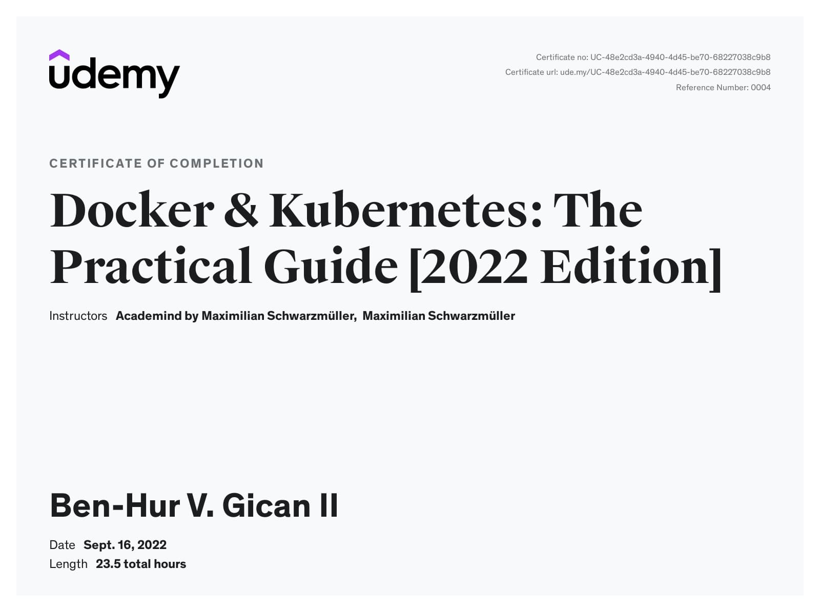 Docker & Kubernetes: The Practical Guide [2024 Edition]