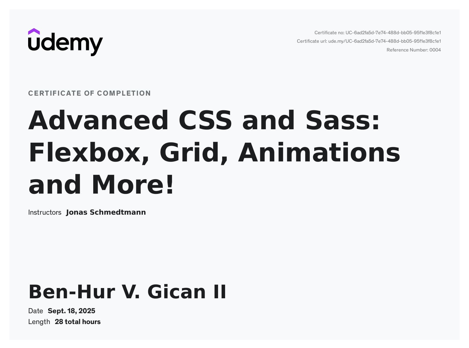 Advanced CSS and Sass: Flexbox, Grid, Animations and More!
