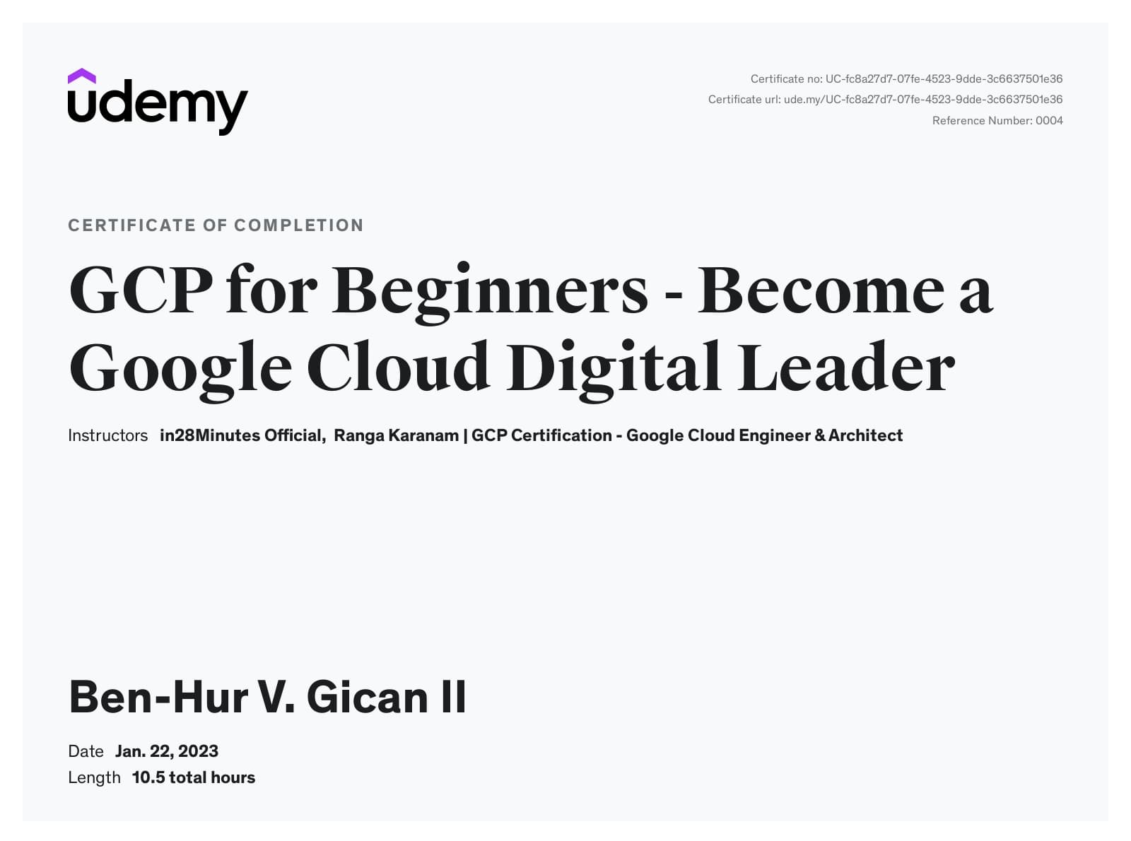 GCP for Beginners - Become a Google Cloud Digital Leader